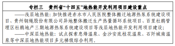 地大熱能：貴州新能源發(fā)展“十四五”規(guī)劃地?zé)嵬顿Y超100億！